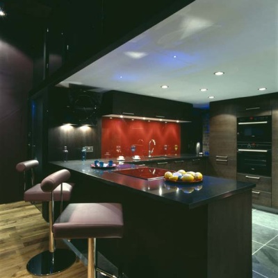 Kitchen Design Ideas  Black Appliances on Elegant Interior Design Modern Kitchen With Modern Black Kitchen